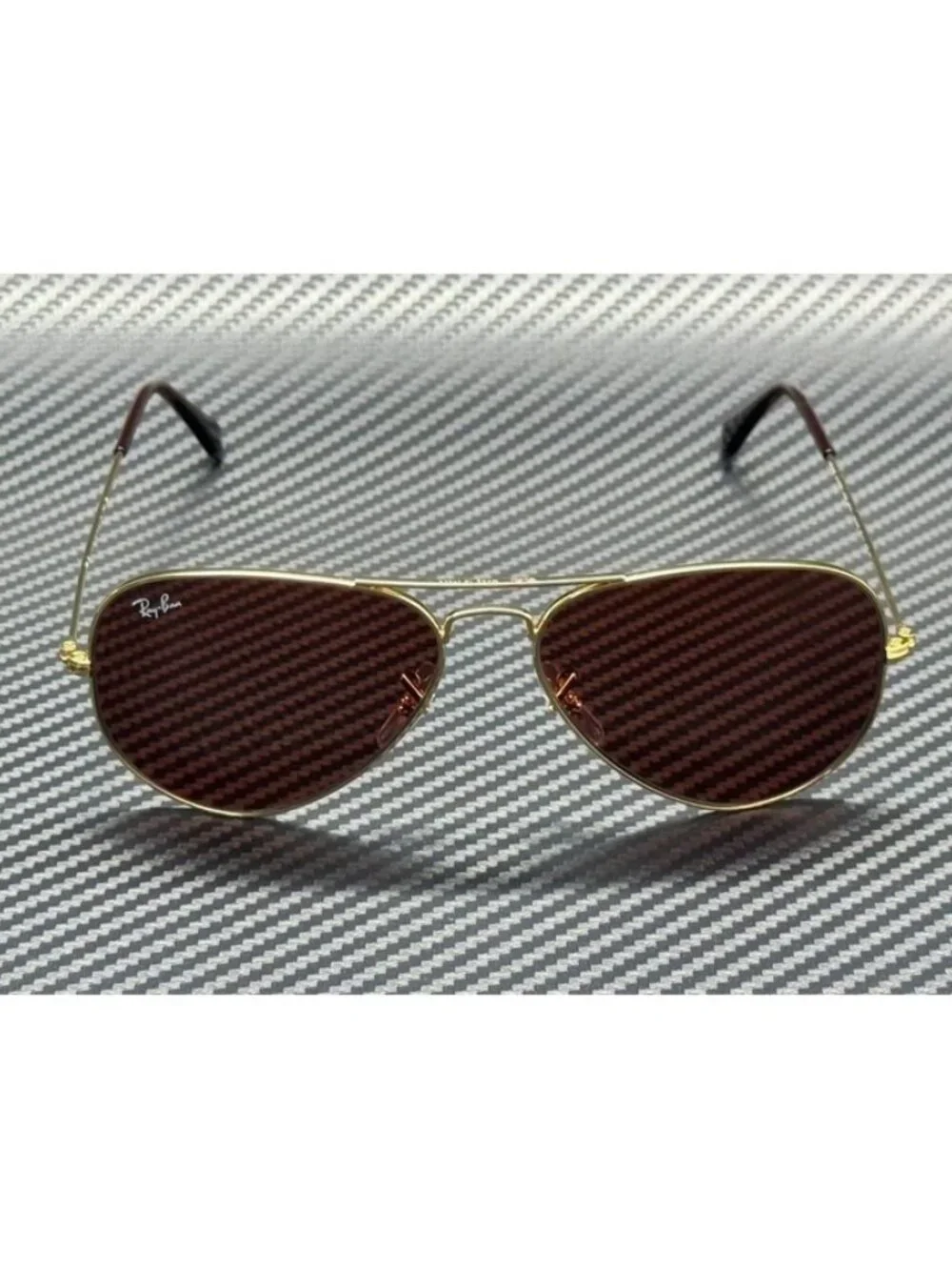 New Ray-Ban Men  Arista Gold Sunglasses  62- 14- 140